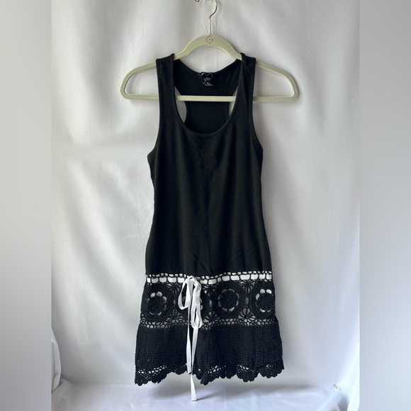 Moda international black crotchet dress - Picture 2 of 6